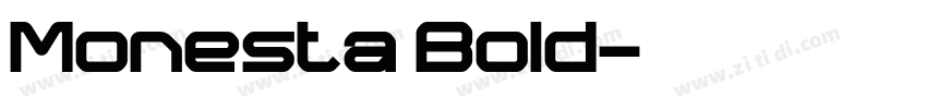 Monesta Bold字体转换